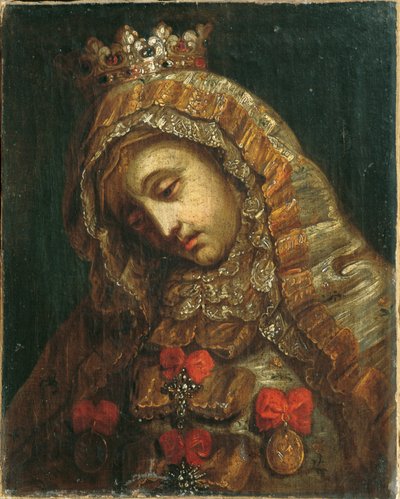 Trauernde Muttergottes von Unbekannter Künstler