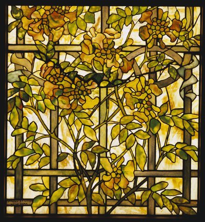 Trompetenblume Glasfenster, Tiffany Studios von Unbekannt