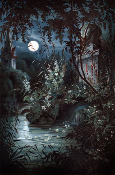 Undine, ca. 1900 (Illustration) von Unbekannter Künstler