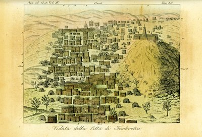 Ansicht der Stadt Timbuktu, Mali von Unbekannt