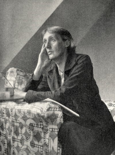 Virginia Woolf - Porträt von Unbekannter Künstler