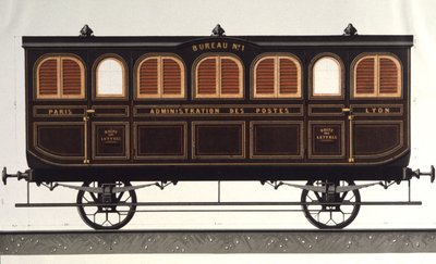 Postwagen von Unbekannter Künstler