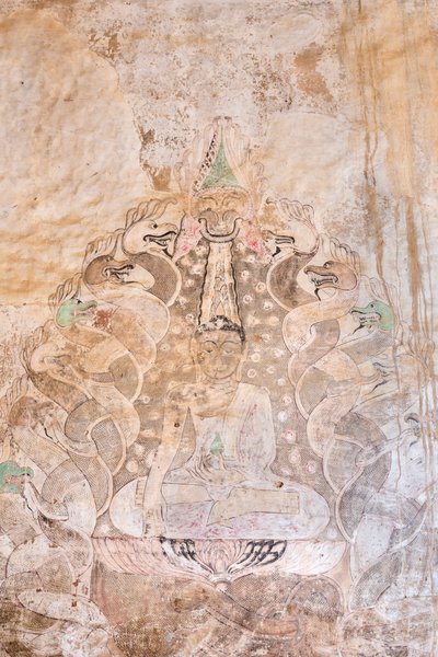 Wandmalerei, Sulamani Pahto, Bagan von Unbekannter Künstler