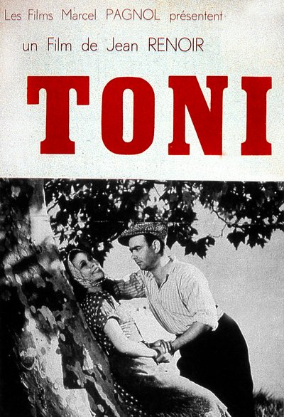 Plakat des Films Toni von Jean Renoir 1934 von Unbekannt