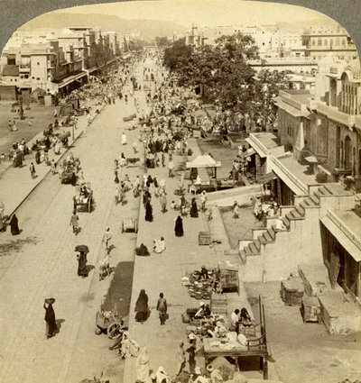 Jauhri Bazaar, Jeypore, Orissa, Indien von Underwood and Underwood