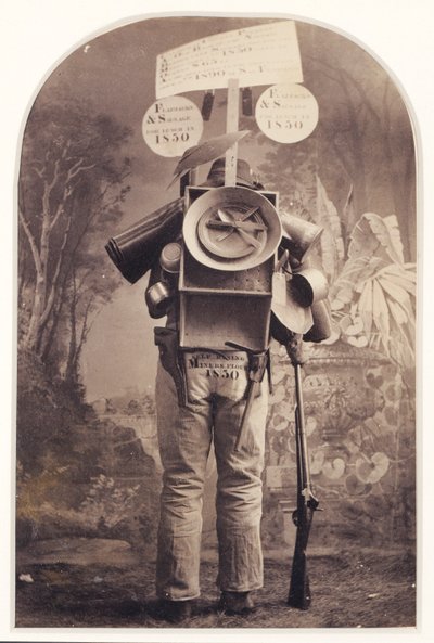 ["Forty-niner" Straßenwerber im Studio, San Francisco] von Unidentified