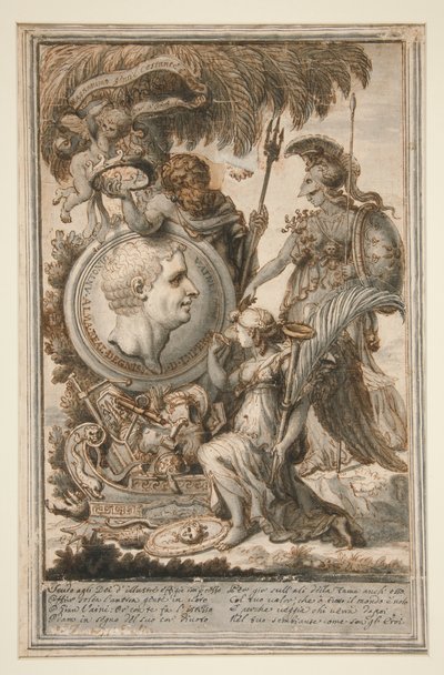 Allegorie zu Ehren von Antonio Vaini von Unknown