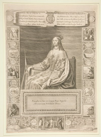 Anna von Österreich von Unknown