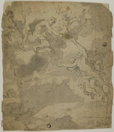 Apotheose des Herkules von Unknown