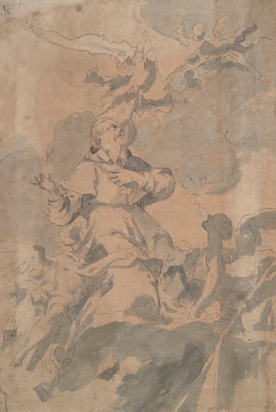 Himmelfahrt eines Kardinalheiligen von Unknown