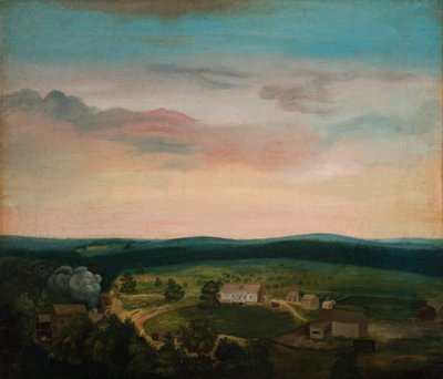 Porträt von Cresswell Farm von Unknown