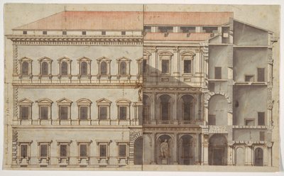 Darstellung des Palazzo Farnese, Rom von Unknown