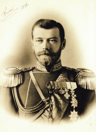Russischer Kaiser, Zar Nikolaus II., 1898 von Unknown