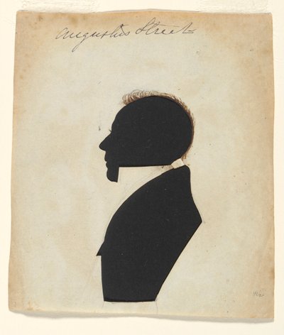 Silhouette - Mann (Augustus Street) von Unknown