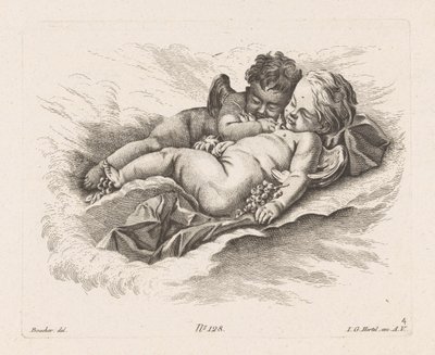 Schlafende Putti von Unknown
