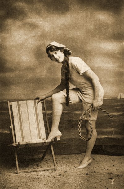 Das Urlaubsmädchen, ca. 1905 von Unknown