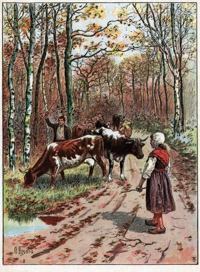 Troupeau de vaches von Unknown