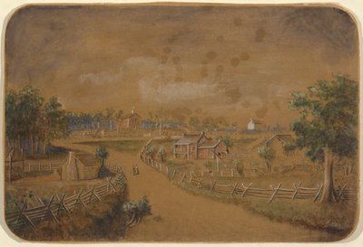 Unbenannte Landschaft (Claverack, NY?) von Unknown