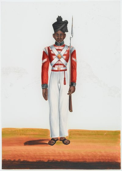 Havildar des 2. Martin-Bataillons, Madras-Armee von Unknown artist