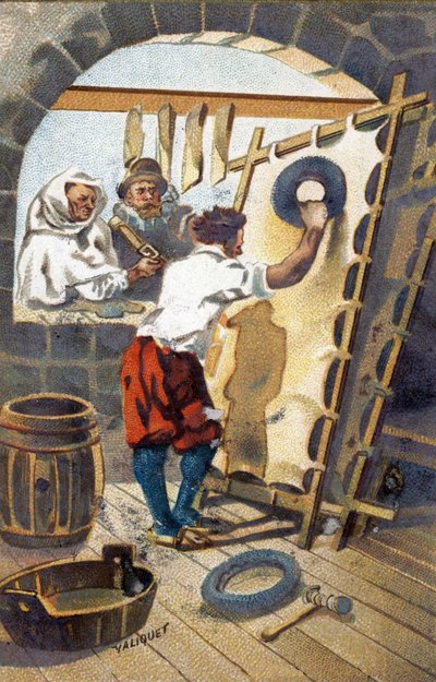 Ein Papageienhersteller im Jahr 1575. von Unknown artist