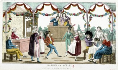 Ball: Sommerbastringue, n.d., späte 18. Jahrhundert von Unknown artist