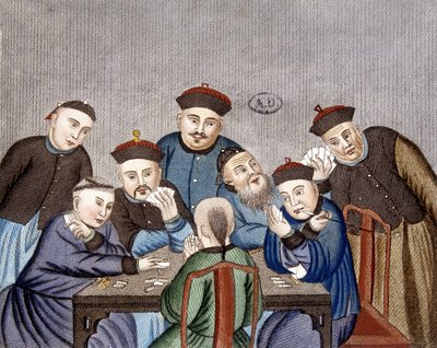 Chinesische Spielkarten von Unknown artist