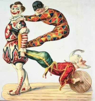 Clowns und Harlekine von Unknown