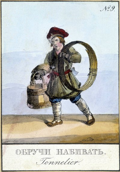 Connelier in Russland im 19. Jahrhundert von Unknown artist