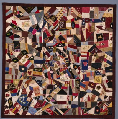 "Crazy" Quilt, ca. 1885 von Unknown artist