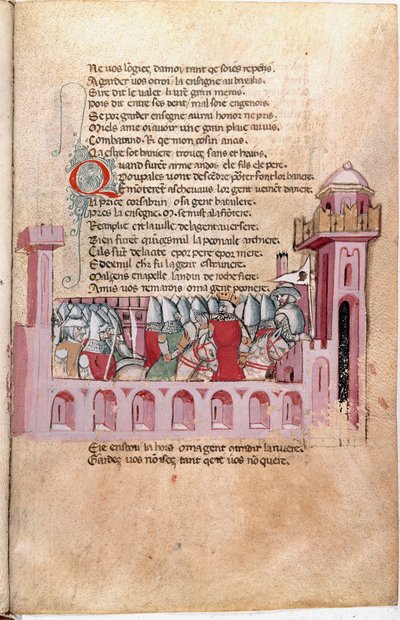 Einzug nach Spanien (Miniatur) von Unknown artist