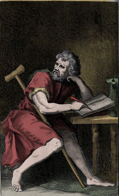 Epiktet - EPICTETUS griechischer stoischer Philosoph von Unknown artist