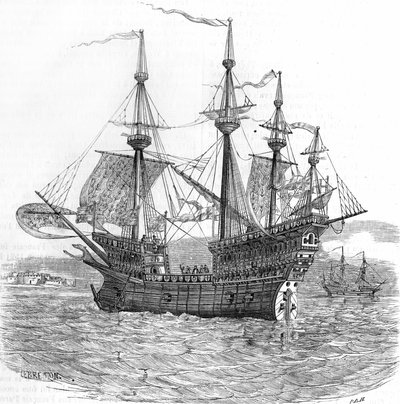 Flotte von Heinrich VIII. von Unknown artist