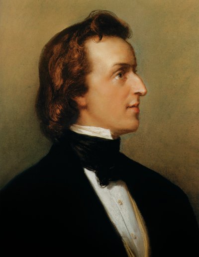 Frédéric Chopin: polnischer Komponist und Pianist von Unknown artist