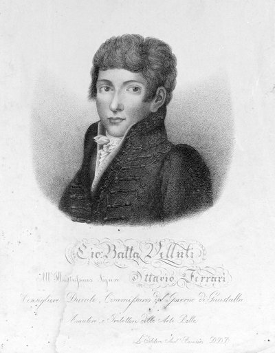 Giovanni Battista Velluti (1781-1861), letzter Opernkastrat von Unknown artist