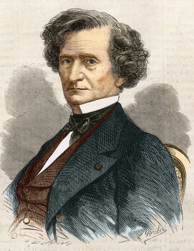 Hector Louis Berlioz, französischer Komponist (1803-1869). von Unknown artist