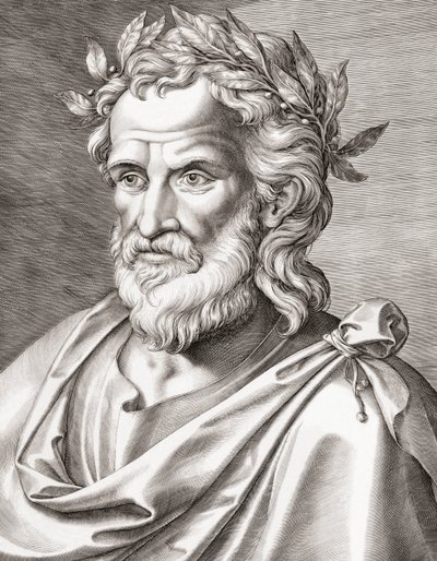 Homer. Porträt. von Unknown artist