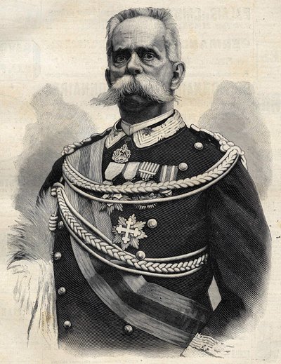 Humbert I. (1844-1900), König von Italien. von Unknown artist
