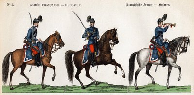 Husaren der französischen Armee von Unknown artist