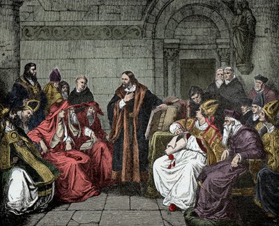 Jan Hus (oder Jean Huss) von Unknown artist