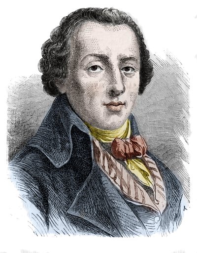 Jean-Antoine (Jean Antoine) Roucher (1745-1794), französischer Dichter von Unknown artist