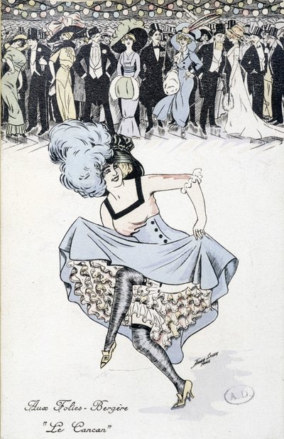 Les Folies-Bergère: der Cancan von Unknown artist