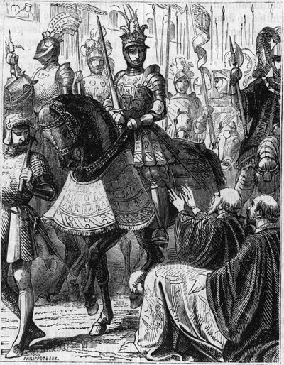 Ludwig XII. (1462-1516) betritt Genua (Italien). von Unknown artist