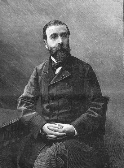 Ludovic Halévy. Französischer Schriftsteller 1834-1908 von Unknown artist