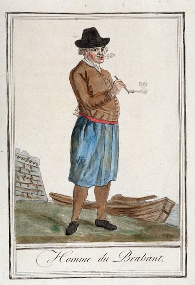 Mann aus Brabant (Belgien) von Unknown artist
