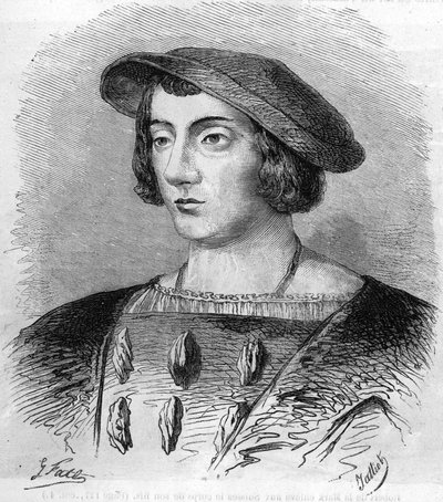 Monsignore Florege; Gravur des 19. Jahrhunderts von Unknown artist
