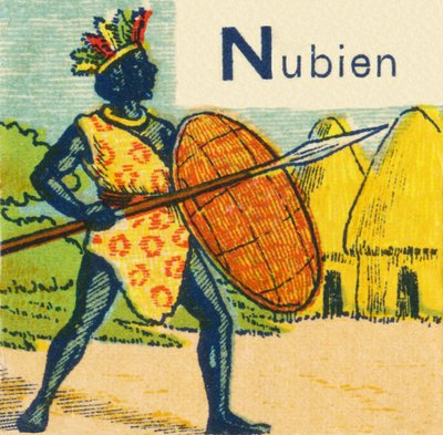 N wie Nubier von Unknown artist