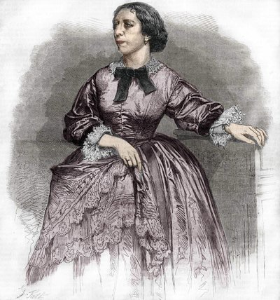 Pauline Viardot-García (1821-1910), französische Sängerin. von Unknown artist