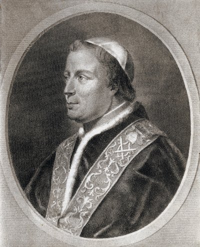 Papst Pius IX. (Gravur) von Unknown artist