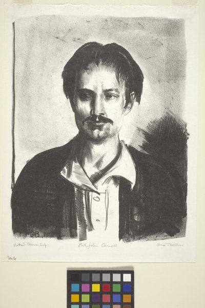 Porträt von John Carroll von Unknown artist