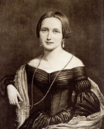 Porträt von Camilla Collet von Unknown artist